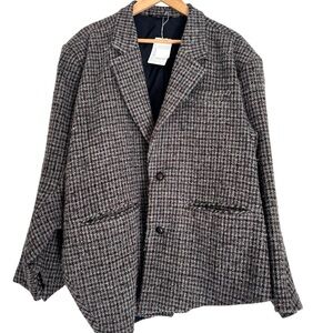 DOUBLET Zombie Silhouette Tailored Jacket in Gray Size M NWT